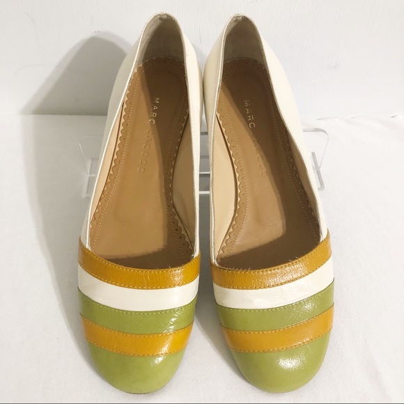 Marc Jacobs Leather Ballet Flats Made in Italy - Picture 2 of 13